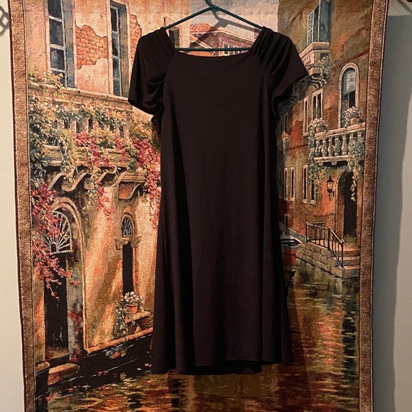 MaryMcFadden Black Midi Dress - Picture 2 of 6